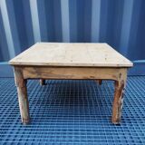 Raw wood coffee table