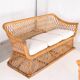 Woven rattan lounge set