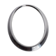 Oval mirror top 1950 silver