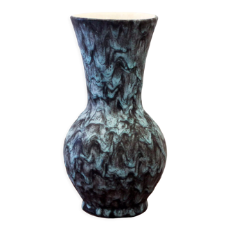 Vase en céramique à coulure