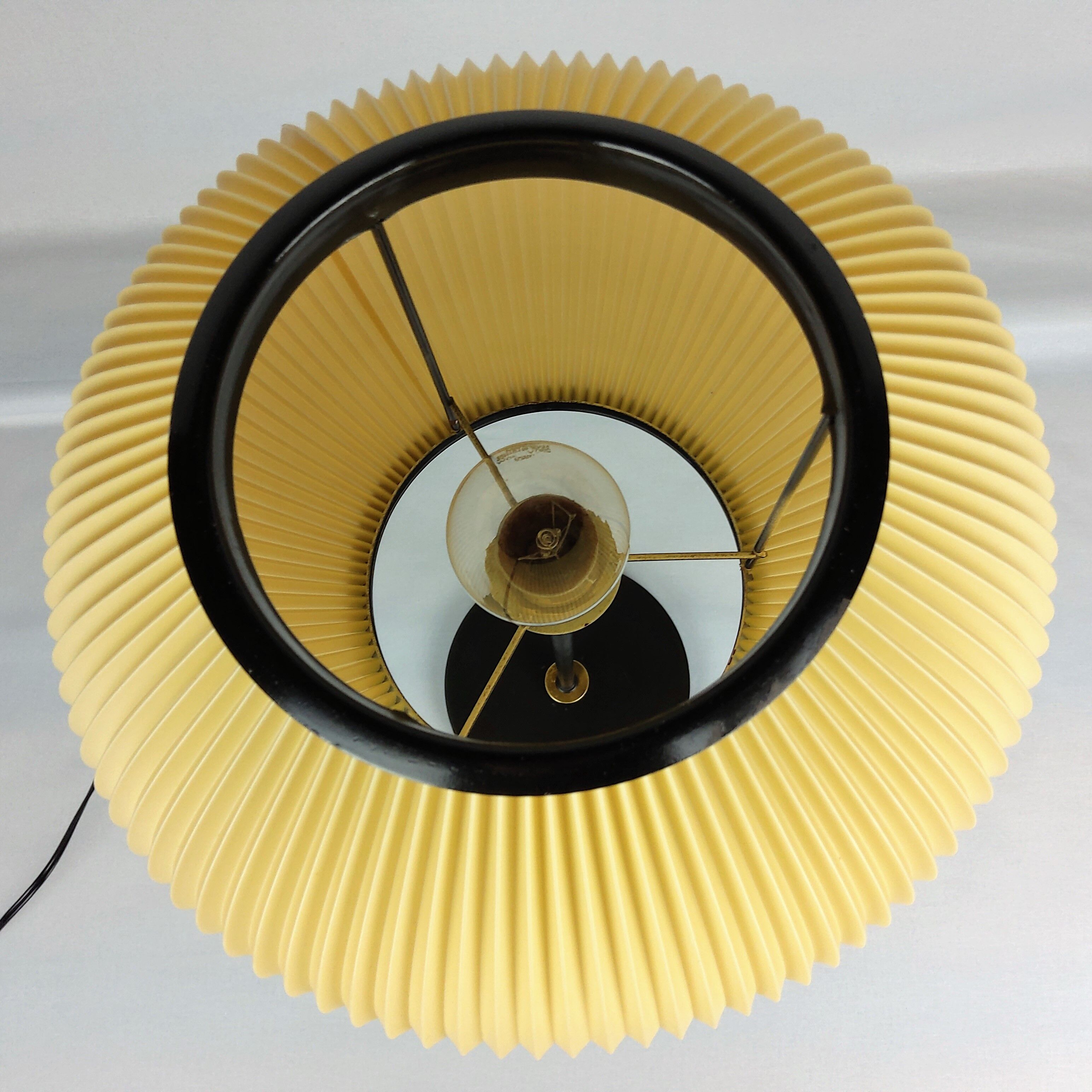 Lampe vintage abat-jour Rispal 1960