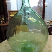 Dame-Jeanne or old glass bottle