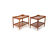 Paire de dessertes modèle at-45 d'Hans J. Wegner, années 1960