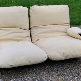 Michel Ducaroy Ligne Roset Marsala model designer sofa and 1970s armchair shell