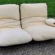 Michel Ducaroy Ligne Roset Marsala model designer sofa and 1970s armchair shell