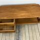 Coffee table / storage unit in solid elm ERCOL Minerva 1980s
