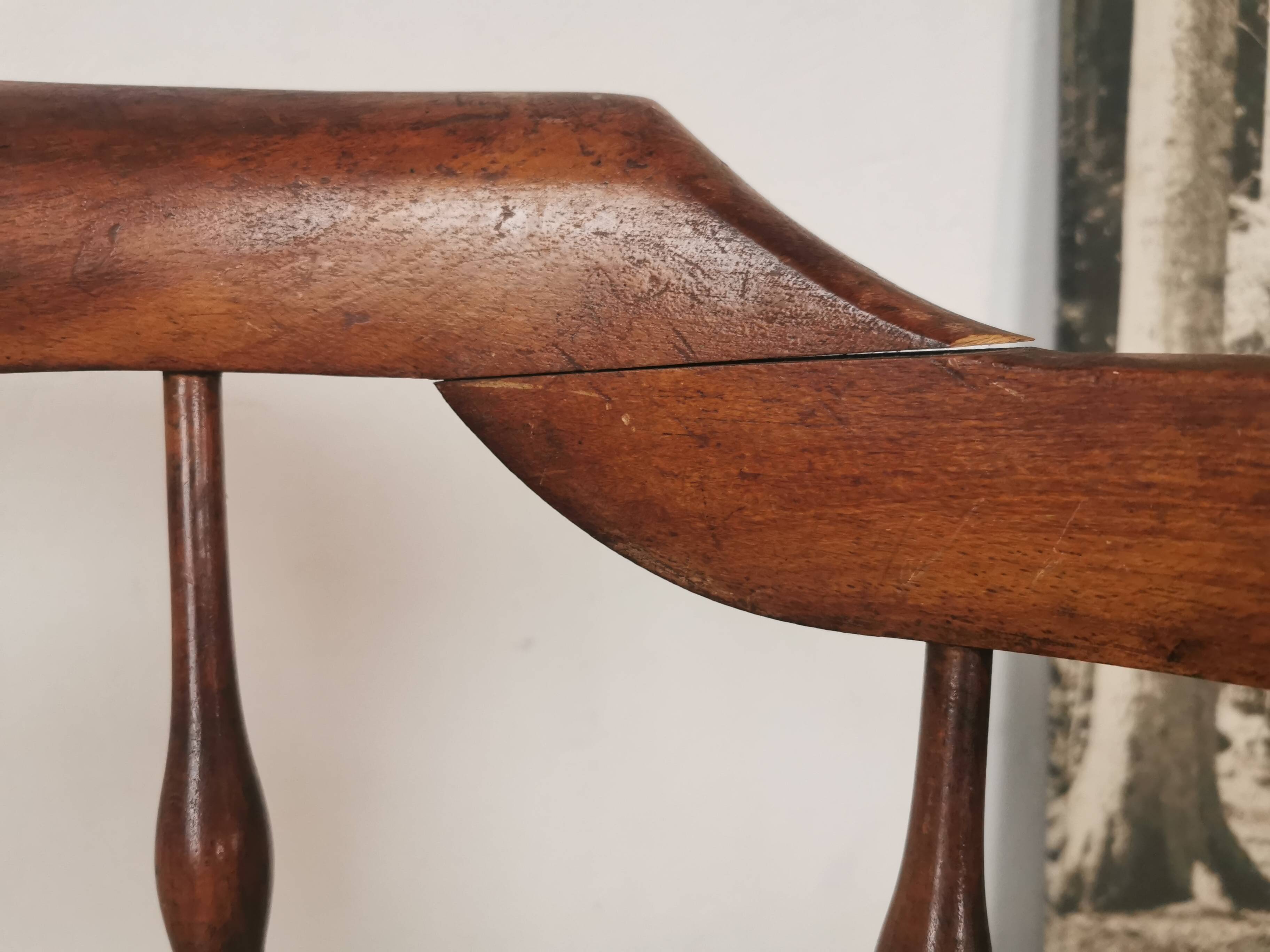 Fauteuil de bureau pivotant dit de capitaine vers 1900