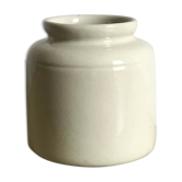 White sandstone pot