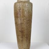 Pyrite stoneware vase with scarified wave decoration - 1970s