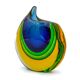 Masterpiece Murano – Vase "Sommerso" par Luigi Onesto – Signé & Étiqueté