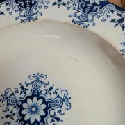 Set of 2 deep plates in ironstone Jules Vieillard Bordeaux – Rouen