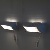 Pair of vintage Scandinavian wall lamps 1970