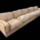Modular sofa Poltrona Frau model Socrates in beige leather