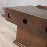 Vintage 60s coffee table with storage unit Italian design