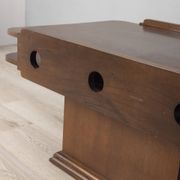 Vintage 60s coffee table with storage unit Italian design