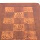 Table basse en bois de chêne avec incrustation de placage, 1960