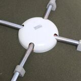 Pair of 'Series 7' chairs in green fabric by Arne Jacobsen for Fritz Hansen, 1980