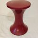 Burgundy red tam tam stool stamp