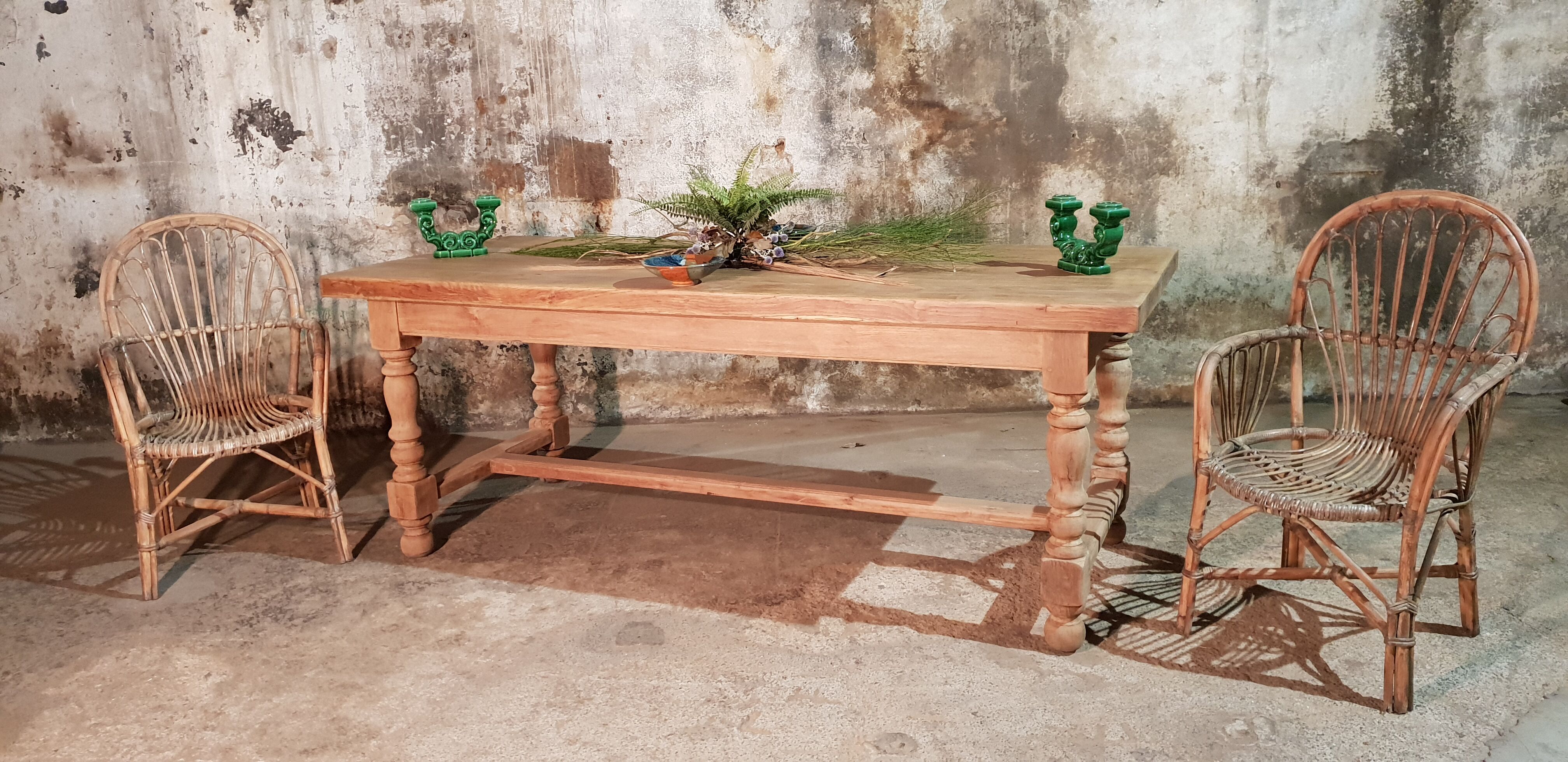 Vintage farmhouse table