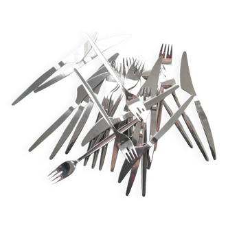 Finnish design Fish flatware / cutlery set, designed in 1963 by Ilmari Tapiovaara for Hackman