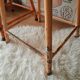 Pair of low metal stools industrial workshop - vintage