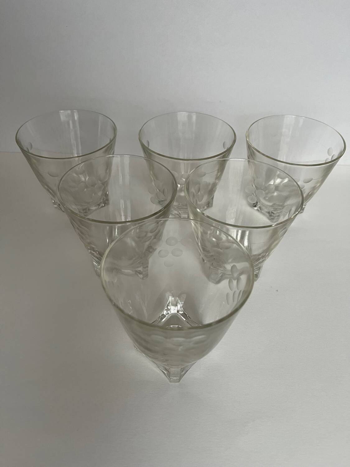 Set of 6 vintage glasses