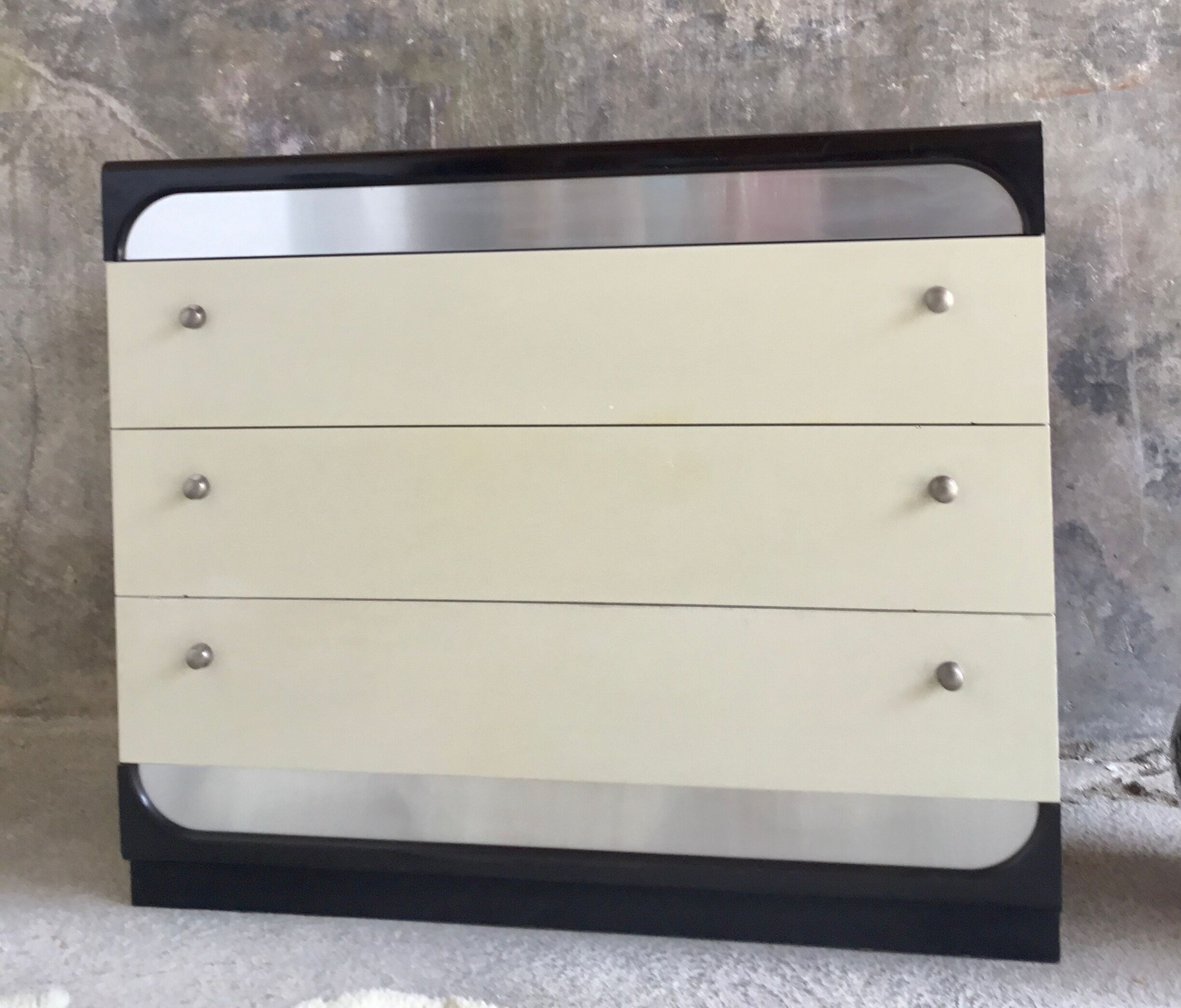 Gamma chest of drawers 3 drawers - space age 1980