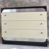 Gamma chest of drawers 3 drawers - space age 1980