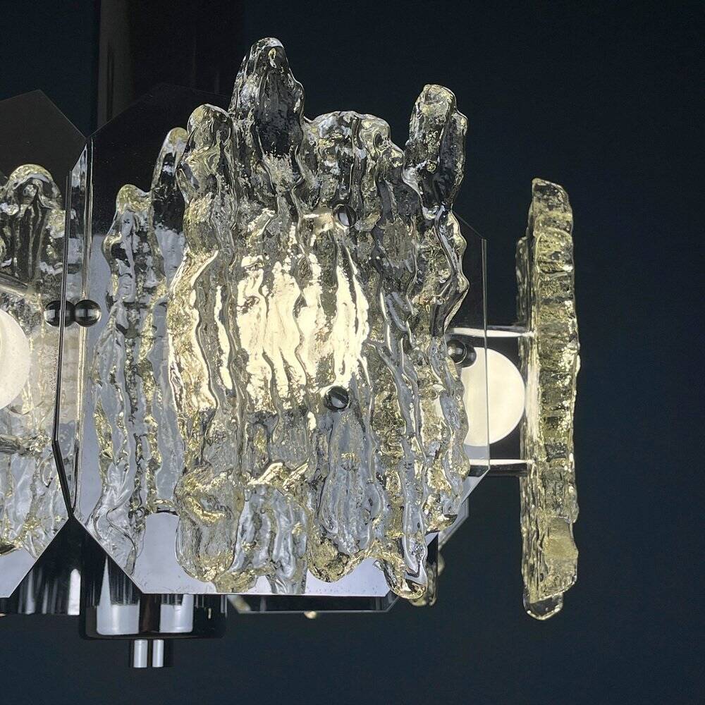 Mid-century Murano glass chandelier, Italy, 1970s