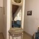 Console half-moon and trumeau mirror in Louis XVI style