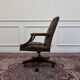 Chaise de bureau Chesterfield anglaise classique marron