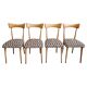 Set of 4 Mid-Century Modern Bowtie dining chairs by Ico Parisi
