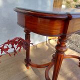 Console, white marble top