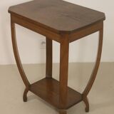 Art deco curved wood pedestal table ref bagatelle.