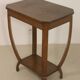 Art deco curved wood pedestal table ref bagatelle.
