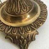Golden bronze tripod lamp