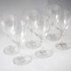 Lot de 6 verres ciselés