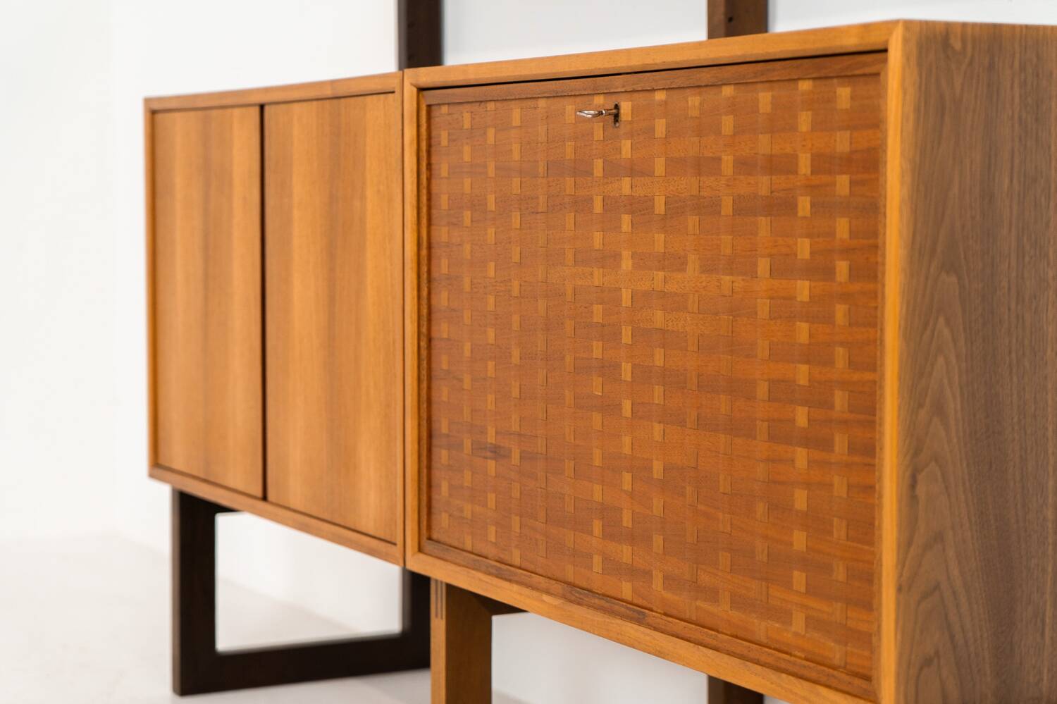 Fee standing wall unit by Poul Cadovius