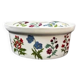 Oval terrine, Paris porcelain, Herbier model