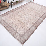 6x9 floral farmhouse vintage carpet 293x176cm