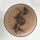 Artisanal ceramic compote bowl "Serra", 1960