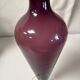 Vintage purple opaline vase