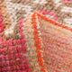 Red & Brown Geometric Vintage Runner Rug, 93x290Cm