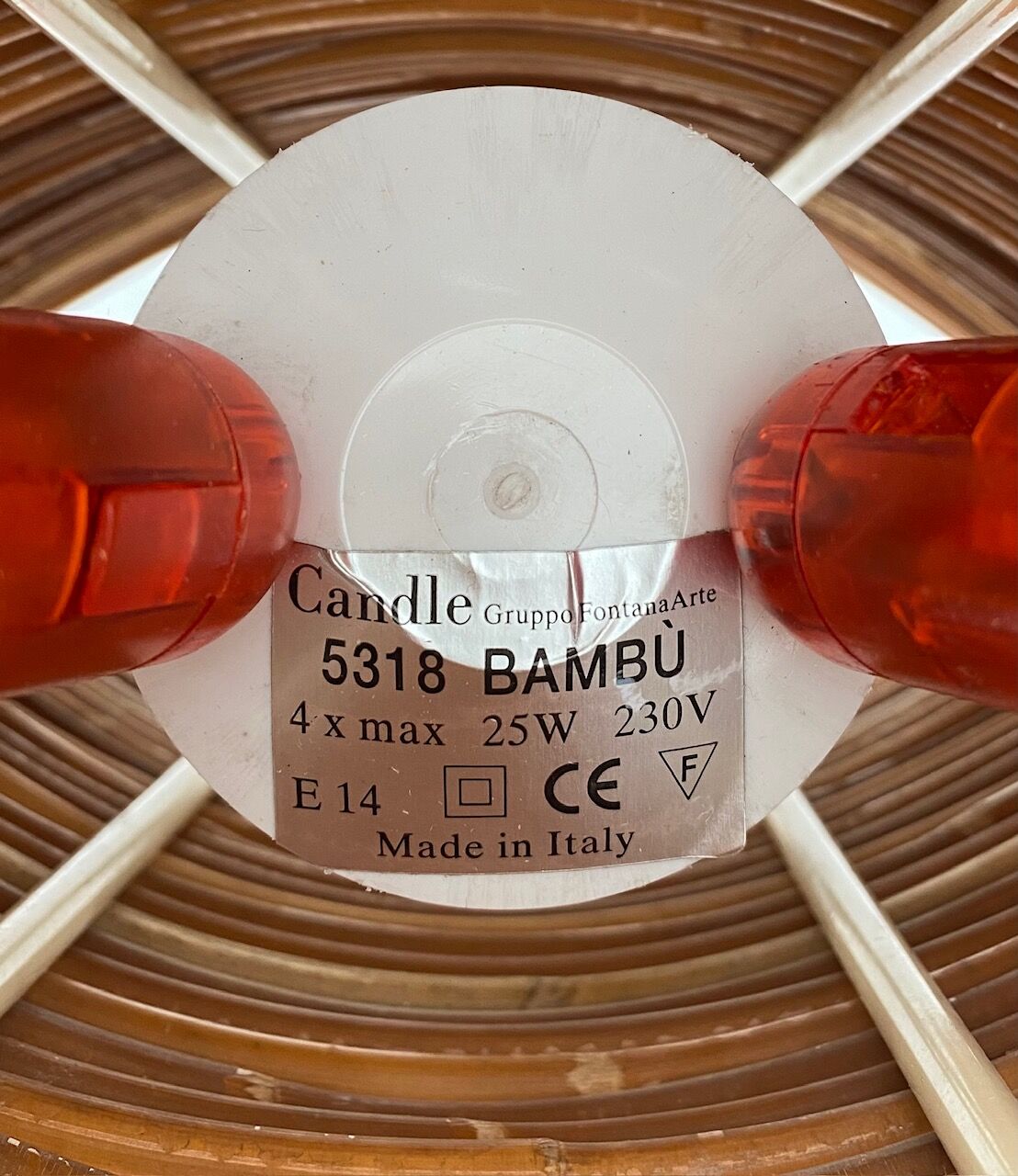 Bambu lamp by Fernando & Humberto Campana for Candle, 2000