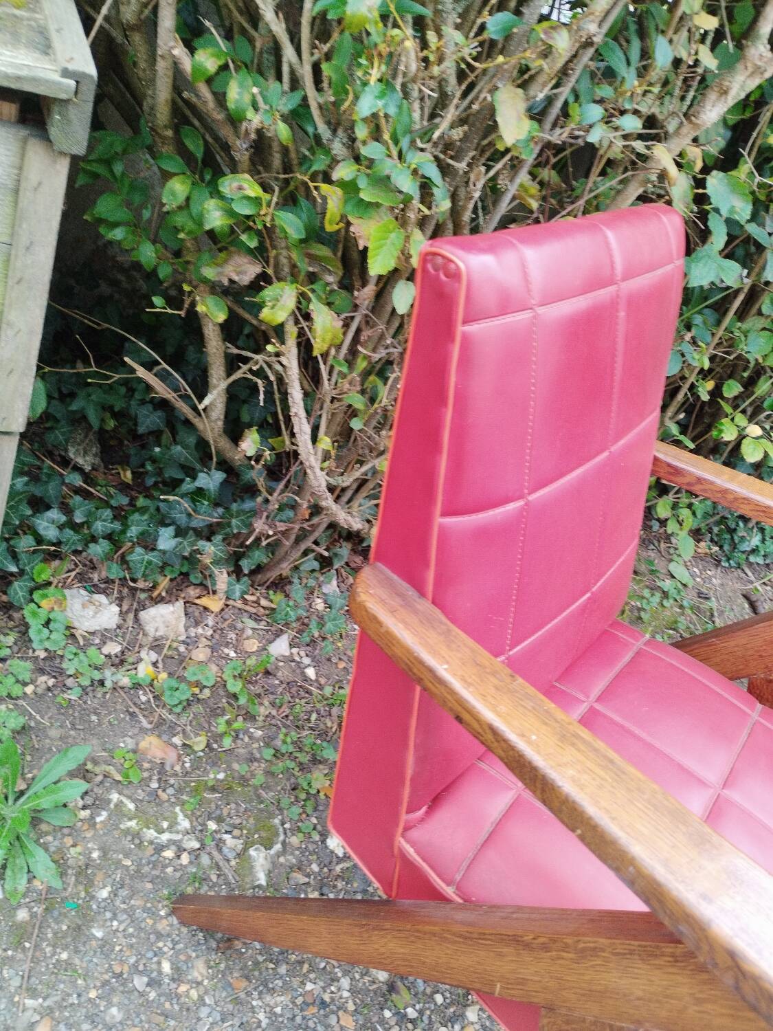 Paire de fauteuils anciens pieds compas