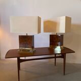 Pair of Jean-Claude Mahey lamps, 1975