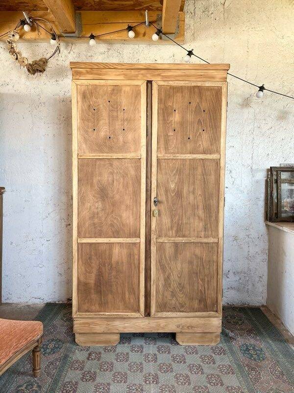 Antique pine wardrobe