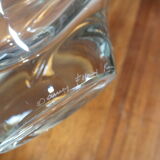 Coupe en cristal moulé signée Daum Nancy