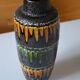 Scheurich Germany "Europ Linie" large ceramic vase Fat Lava 1970