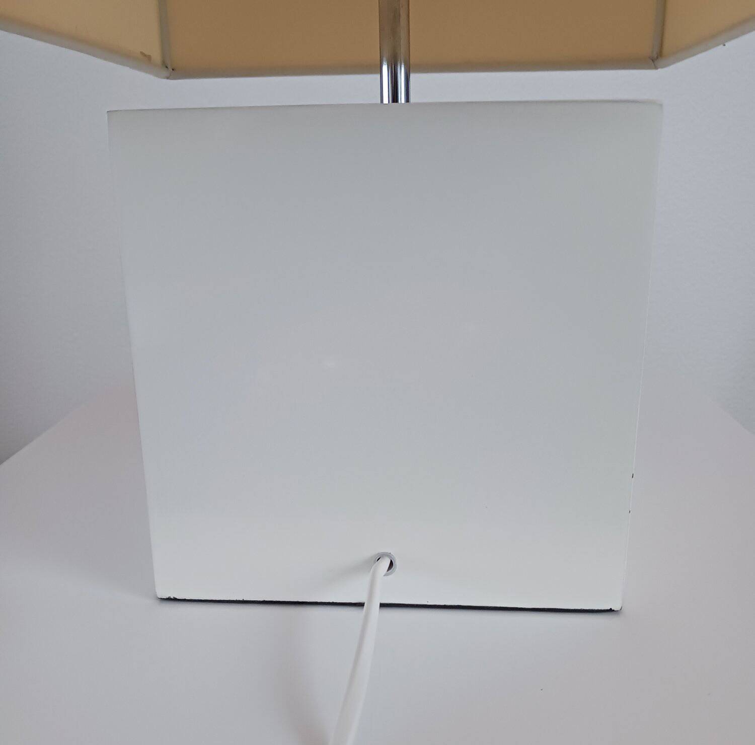 Lampe Moderniste Vintage • Cube • Jan des Bouvrie • 1990